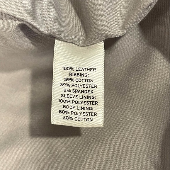 Trouvé Drape Collar Leather Jacket size Medium - Picture 9 of 10